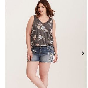 torrid floral top size 1x